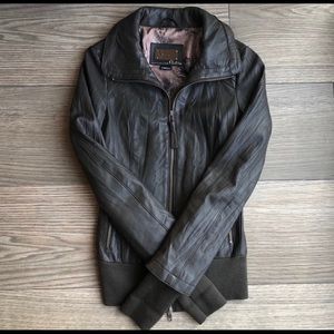 Mackage for Aritzia Lamb Leather Jacket